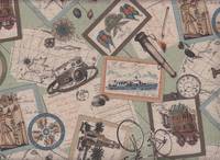 Wachstuch Travel lindgrün Wachstuch Travel lindgrün