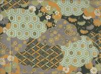 Wachstuch Matsu Kiku grün Wachstuch Matsu Kiku grün