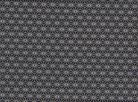 Wachstuch Asanoha midi blau-schwarz Wachstuch Asanoha midi blau-schwarz