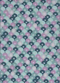 Wachstuch Kiku seafoam Wachstuch Kiku seafoam