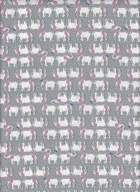 Wachstuch Elefanten klein grau Wachstuch Elefanten klein grau