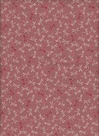 Wachstuch Libellen klein altrosa Wachstuch Libellen klein altrosa