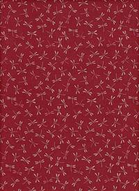 Wachstuch Libellen klein rot Wachstuch Libellen klein rot