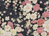 Wachstuch Sakura groß schwarz Wachstuch Sakura groß schwarz