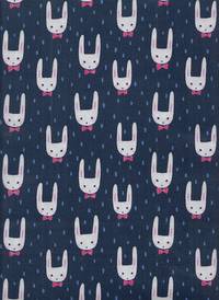 Wachstuch Hase blau Wachstuch Hase blau