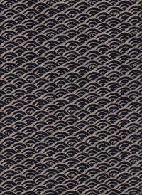 Wachstuch Seikaiha indigo Wachstuch Seikaiha indigo