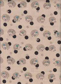 Wachstuch Cool Animals - Igel schwarz Wachstuch Cool Animals - Igel schwarz