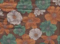Wachstuch Classic Flower brown Wachstuch Classic Flower brown