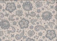 Wachstuch Lace Flower natural blue Wachstuch Lace Flower natural blue