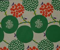 Wachstuch Echino Big berry green Wachstuch Echino Big berry green