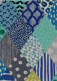 Wachstuch Echino Rhombus blue Wachstuch Echino Rhombus blue