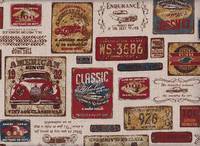 Wachstuch Oldtimer natur Wachstuch Oldtimer natur
