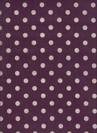 Wachstuch Karo & Punkte lila Doubleface Wachstuch Karo & Punkte lila Doubleface