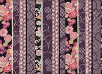 Wachstuch Blumen shibori lila Wachstuch Blumen shibori lila