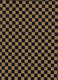 Wachstuch Ichimatsu dunkelblau gold Wachstuch Ichimatsu dunkelblau gold