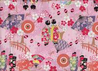 Wachstuch Maiko klein rosa Wachstuch Maiko klein rosa