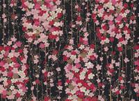 Wachstuch Modern - Ume schwarz Wachstuch Modern - Ume schwarz