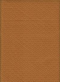 Wachstuch Seigaiha klein orange Wachstuch Seigaiha klein orange