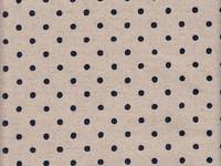 Wachstuch Dots natur navy Wachstuch Dots natur navy