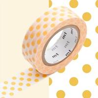 Washi Tape dot apricot 15mm Washi Tape dot apricot 15mm