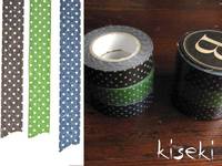 Washi Tape dots dark 3er Set 15mm Washi Tape dots dark 3er Set 15mm