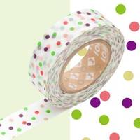 Washi Tape drop green 15mm Washi Tape drop green 15mm
