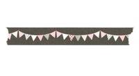 Washi Tape Garland charcoal gray 15mm Washi Tape Garland charcoal gray 15mm