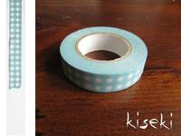Washi Tape gingham sky 13mm Washi Tape gingham sky 13mm