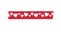Washi Tape Heart red 15mm Washi Tape Heart red 15mm