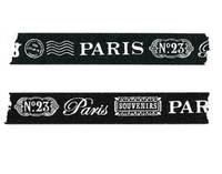 Washi Tape Paris letter black 15mm Washi Tape Paris letter black 15mm