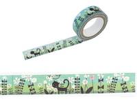 Washi Tape Shinzi Katoh Cat flower 15mm Washi Tape Shinzi Katoh Cat flower 15mm