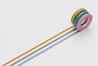Washi Tape Slim 2tone 3er Set B neon 6mm Washi Tape Slim 2tone 3er Set B neon 6mm