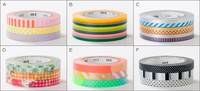 Washi Tape Slim Deco 3er Set E 6mm Washi Tape Slim Deco 3er Set E 6mm