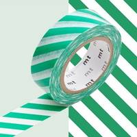 Washi Tape stripe green 15mm Washi Tape stripe green 15mm
