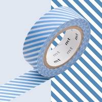 Washi Tape stripe light blue 15mm Washi Tape stripe light blue 15mm