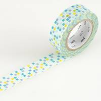 Washi Tape tile green 15mm Washi Tape tile green 15mm