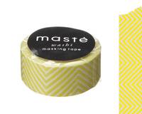 Washi Tape zig zag yellow 15mm Washi Tape zig zag yellow 15mm