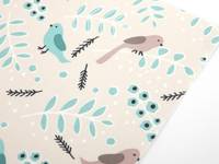Fabric Sticker Air in forest tweet A4