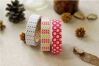 Fabric Tape daily christmas 3er Set 15mm