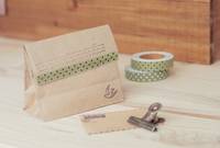 Fabric Tape dot ground - olive green 15mm