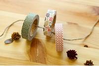 Fabric Tape pine 3er Set 15mm