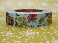 Fabric Tape wild flower sky blue 15mm