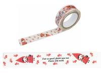 Washi Tape Shinzi Katoh Red hood pudding 15mm Washi Tape Shinzi Katoh Red hood pudding 15mm
