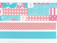 Washi Tape Collage pink 3er Set 25mm+10mm Washi Tape Collage pink 3er Set 25mm+10mm