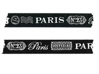 Washi Tape Paris letter black 15mm Washi Tape Paris letter black 15mm