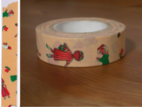 Washi Tape osharesan pink 15mm Washi Tape osharesan pink 15mm