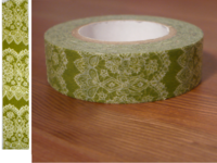 Washi Tape lace green 15mm Washi Tape lace green 15mm