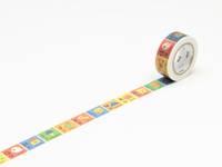 Washi Tape mt Kids alphabet A-M 15mm Washi Tape mt Kids alphabet A-M 15mm