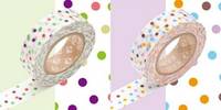 Washi Tape drop 2er Set green&lavender 15mm Washi Tape drop 2er Set green&lavender 15mm