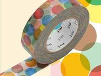 Washi Tape Spot yellow 15mm Washi Tape Spot yellow 15mm